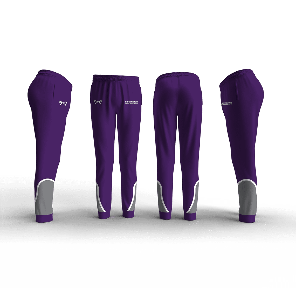 Burlington Girls Wrestling Elite Sublimated Joggers