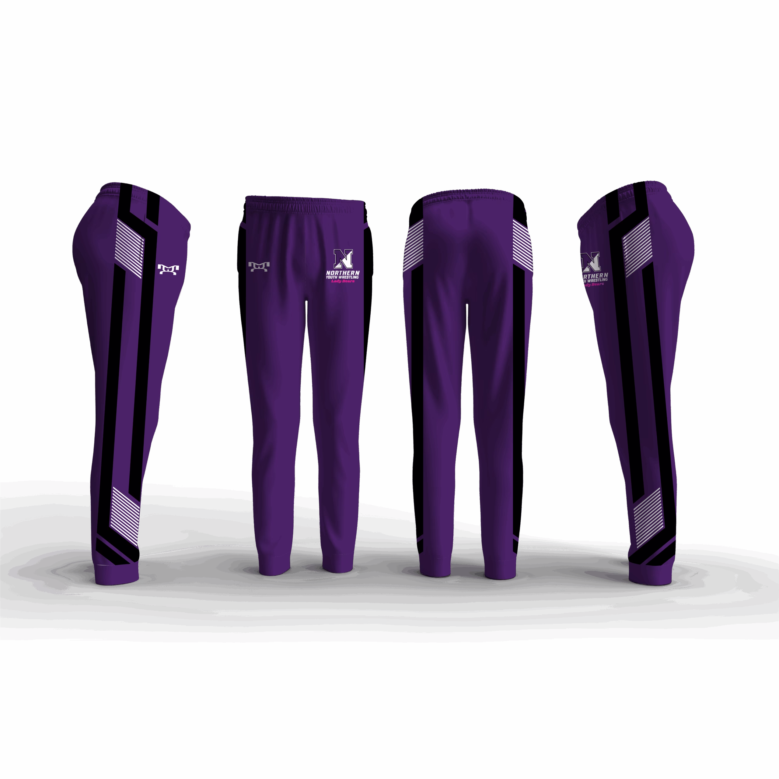 Northern York Youth Wrestling Girls Lady Bears Elite Sublimated Joggers