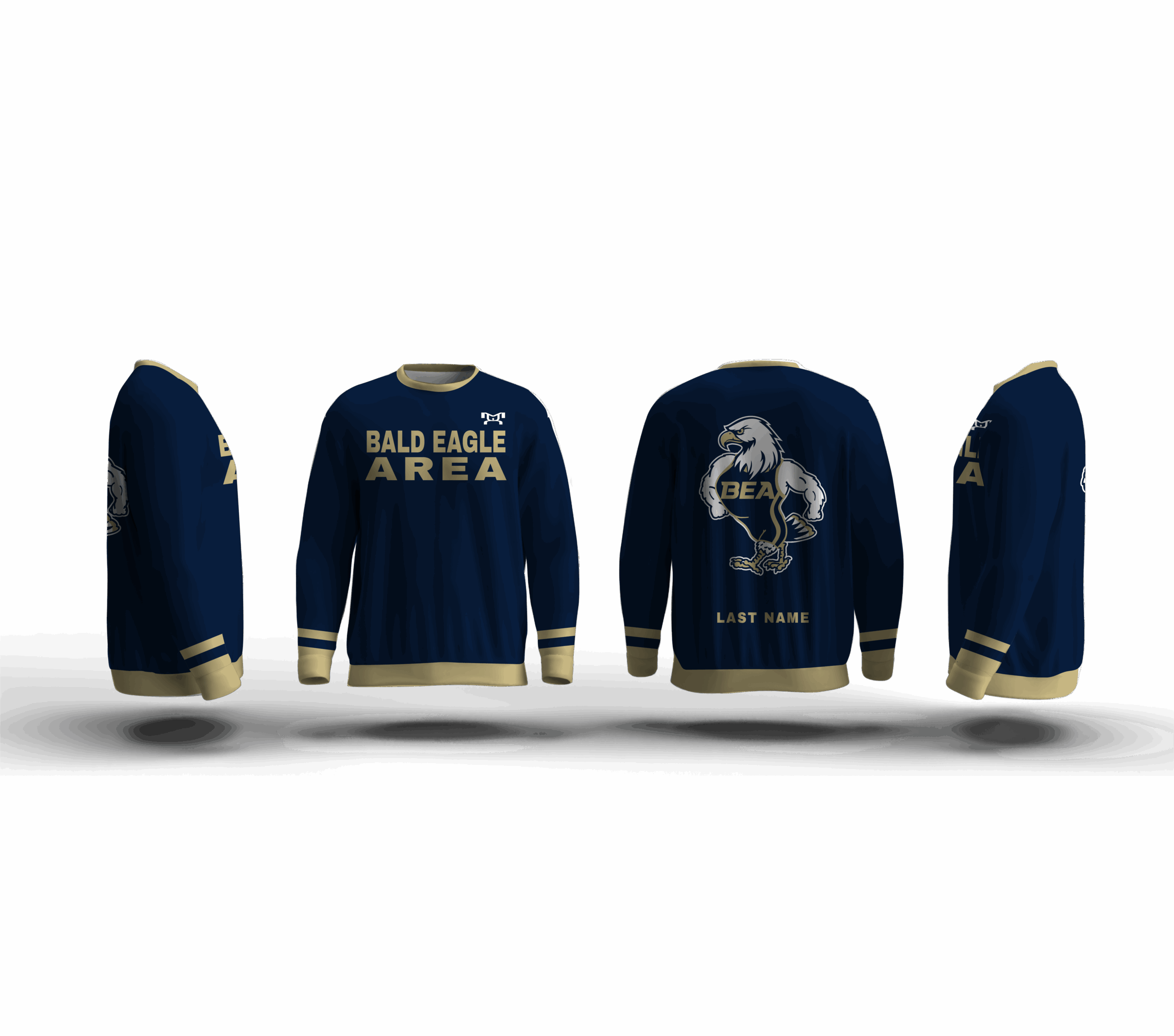 BALD EAGLE AREA Elite Sublimated Crewneck