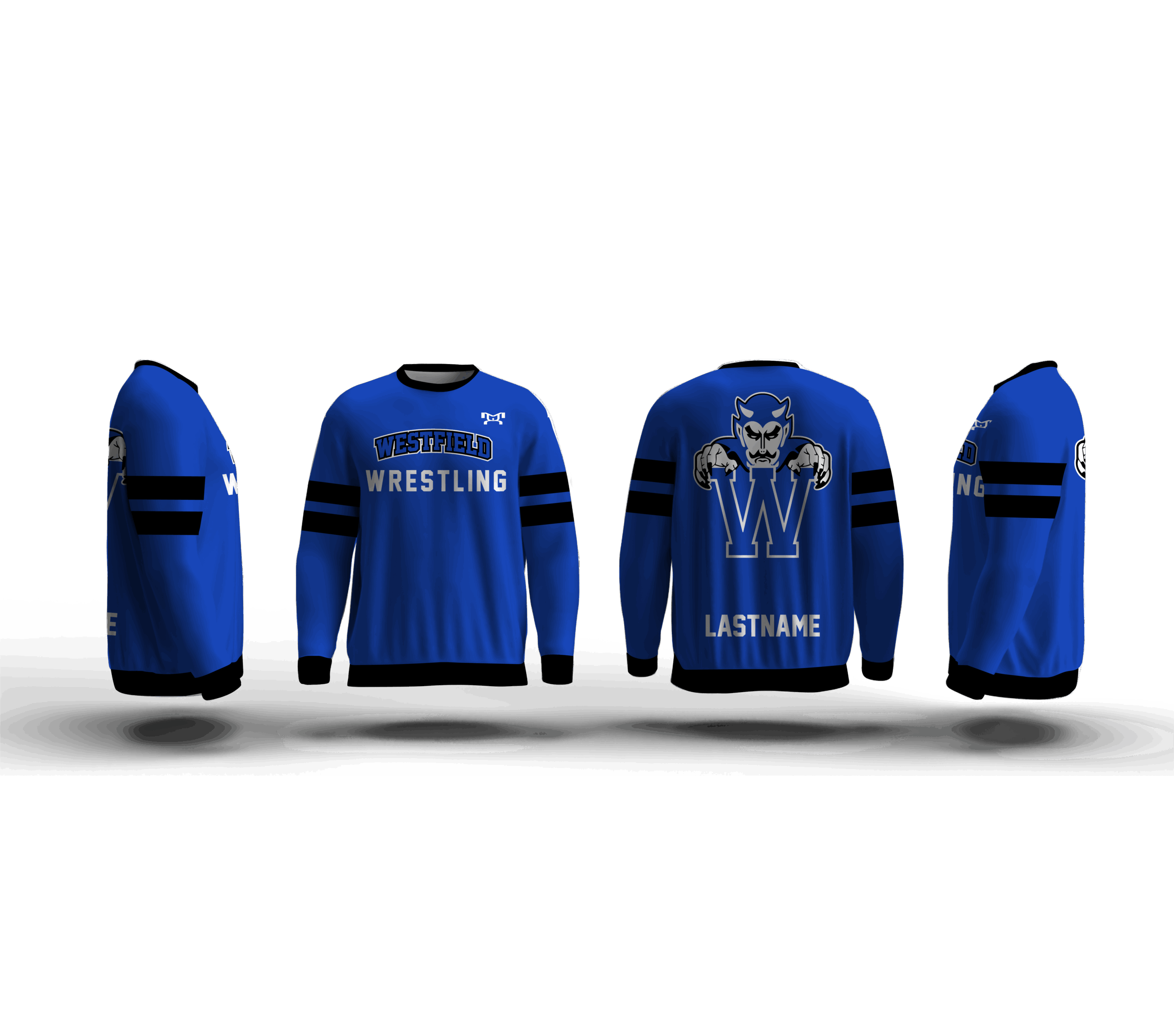 Westfield Youth Wrestling Elite Sublimated Crewneck