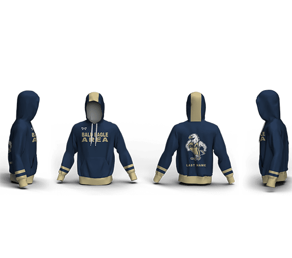 Bald Eagle Area Elite Sublimated Hoodie