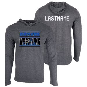 Williamstown Youth Wrestling Custom Heat Press Long Sleeve Hoodie T-Shirt
