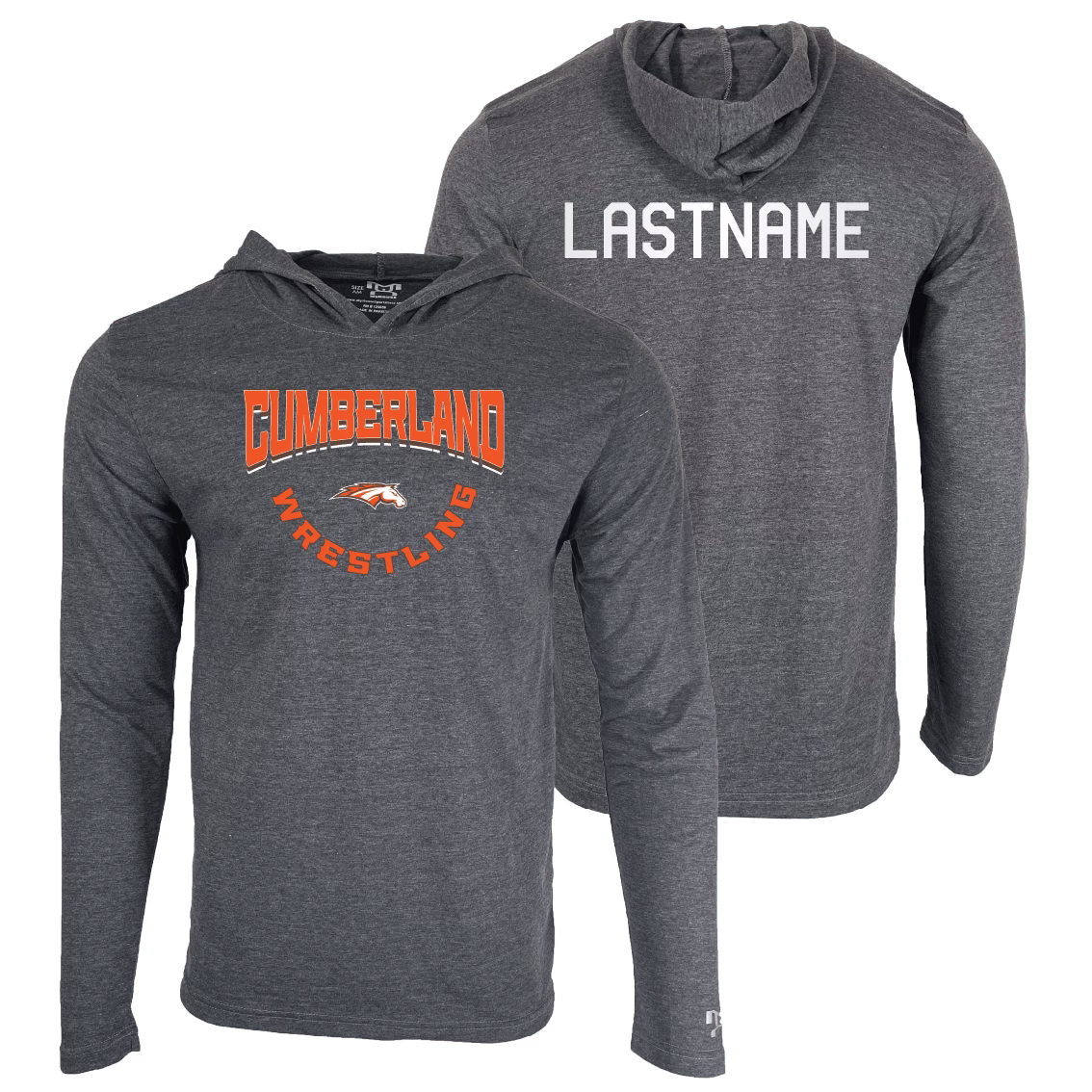 Cumberland Junior Custom Heat Press Long Sleeve Hoodie T-Shirt