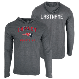 Impact Wrestling Club Custom Heat Press Long Sleeve Hoodie T-Shirt