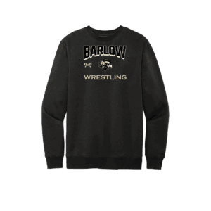 Joel Barlow Heat Press black crewneck