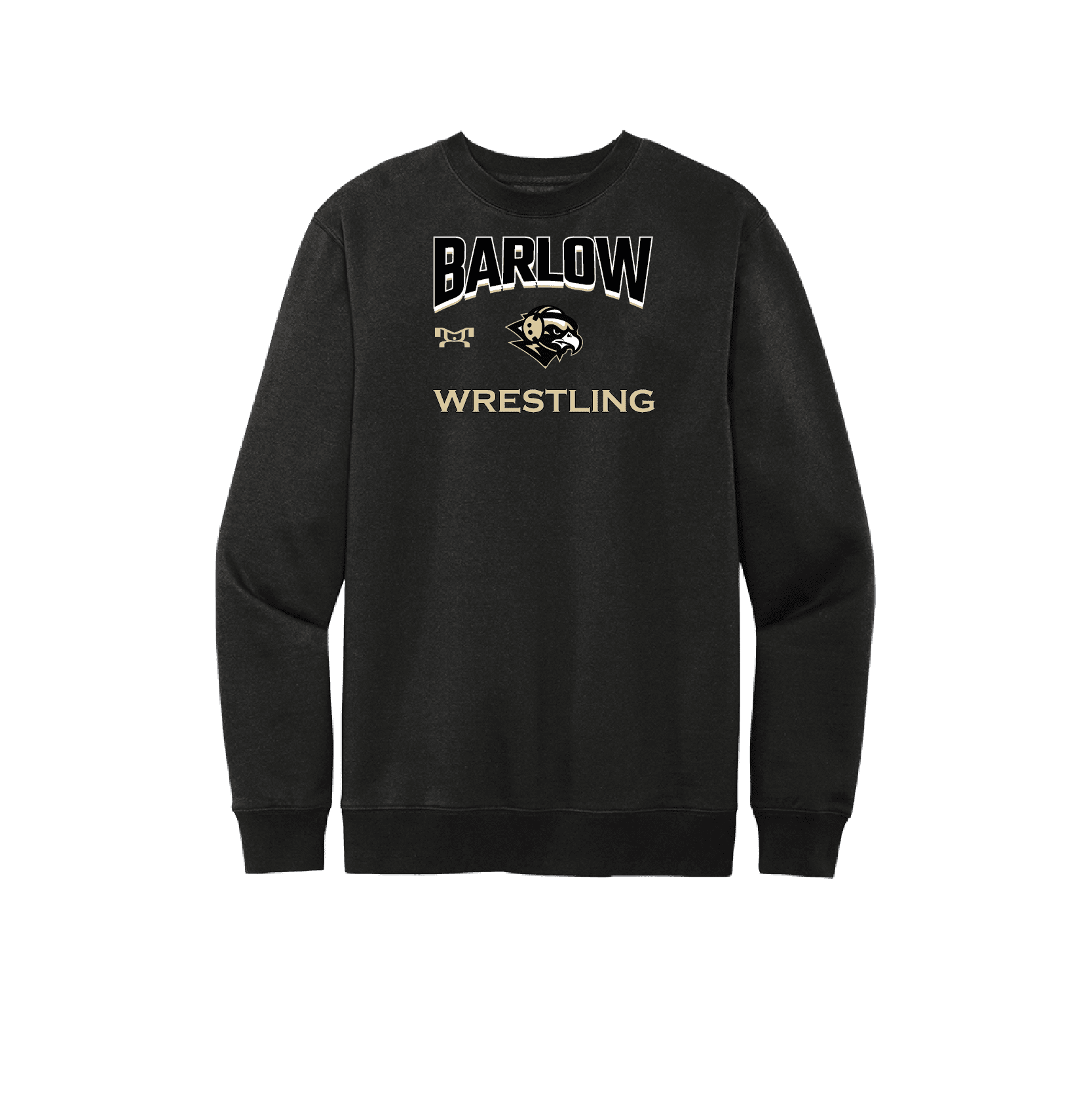 Joel Barlow Heat Press black crewneck