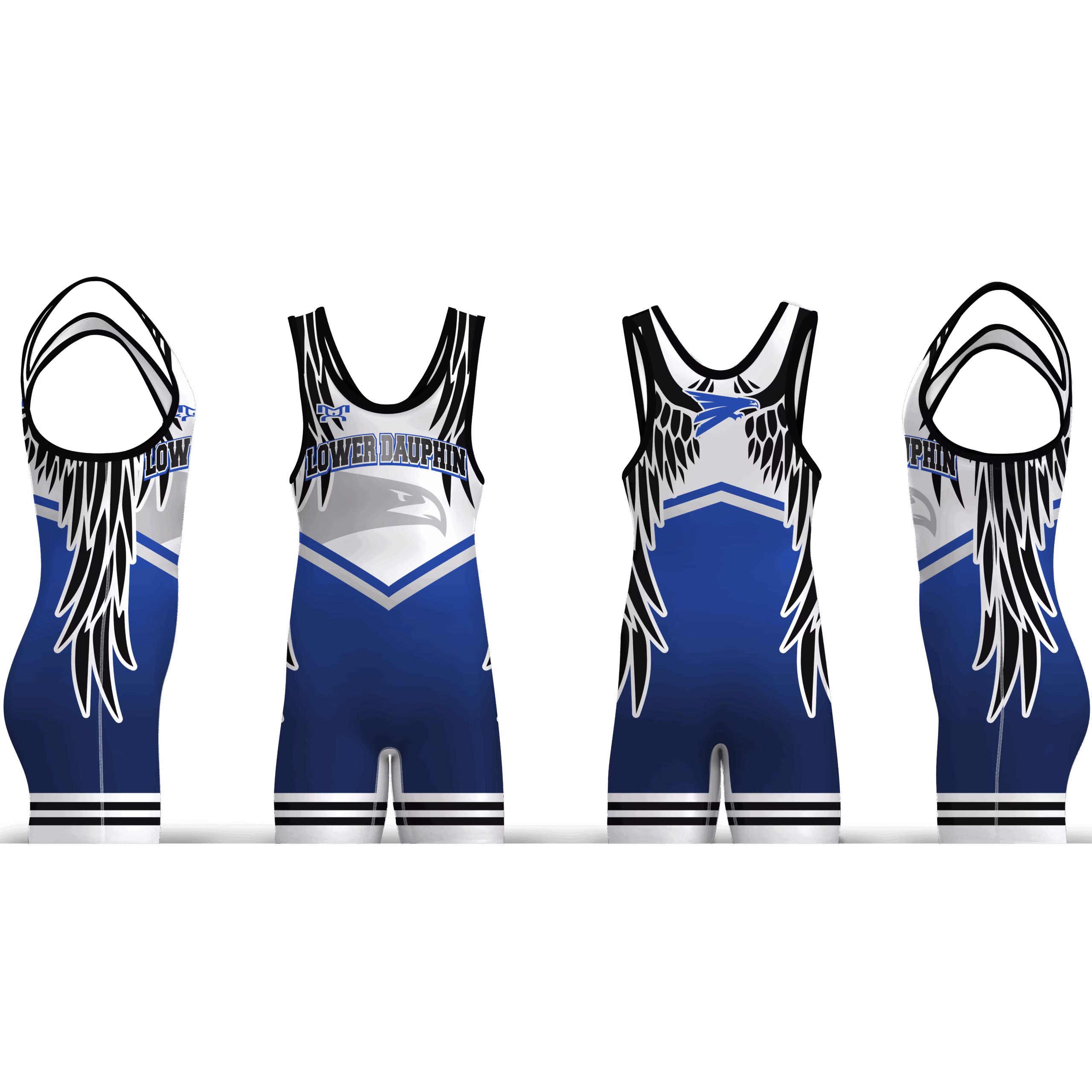 Lower Dauphin Wing Men's Singlet