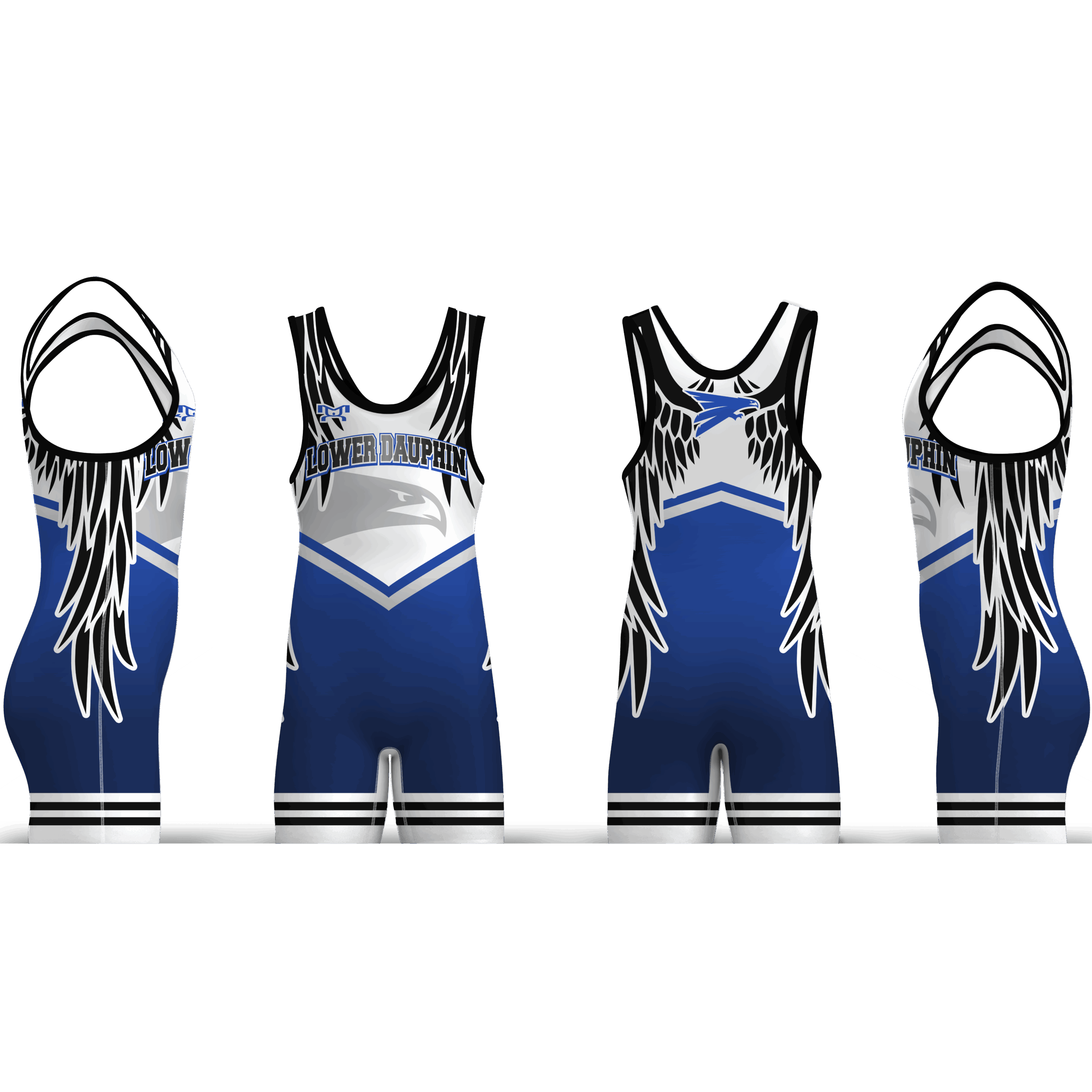 Lower Dauphin Wing Men's Singlet