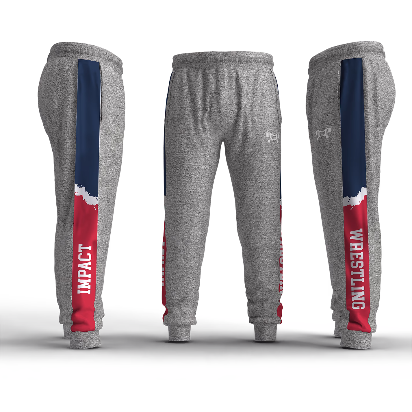 Impact Wrestling Club Box Stripe Slim Cut Joggers