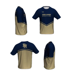 Penn Manor Wrestling Loose Short Sleeve Dri-Fit