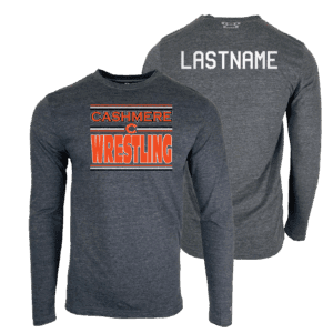 Cashmere Wrestling Custom Heat Press Long Sleeve T-Shirt