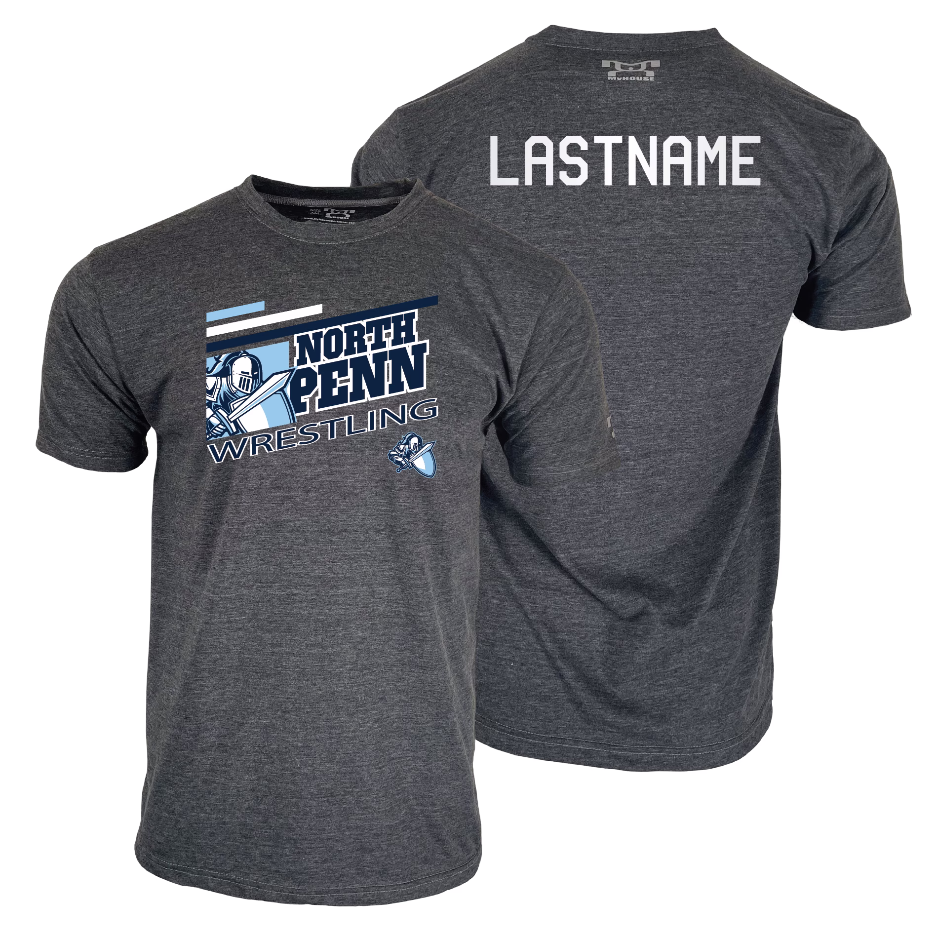 North Penn High School Custom Heat Press Short Sleeve T-Shirt