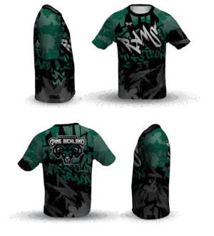 Pine Richland Green Graffiti Loose Short Sleeve Dri-Fit 2025