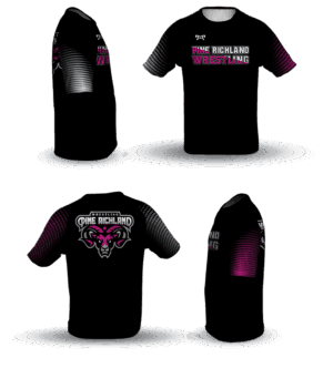 Pine Richland Black & Pink Loose Short Sleeve Dri-Fit 2025