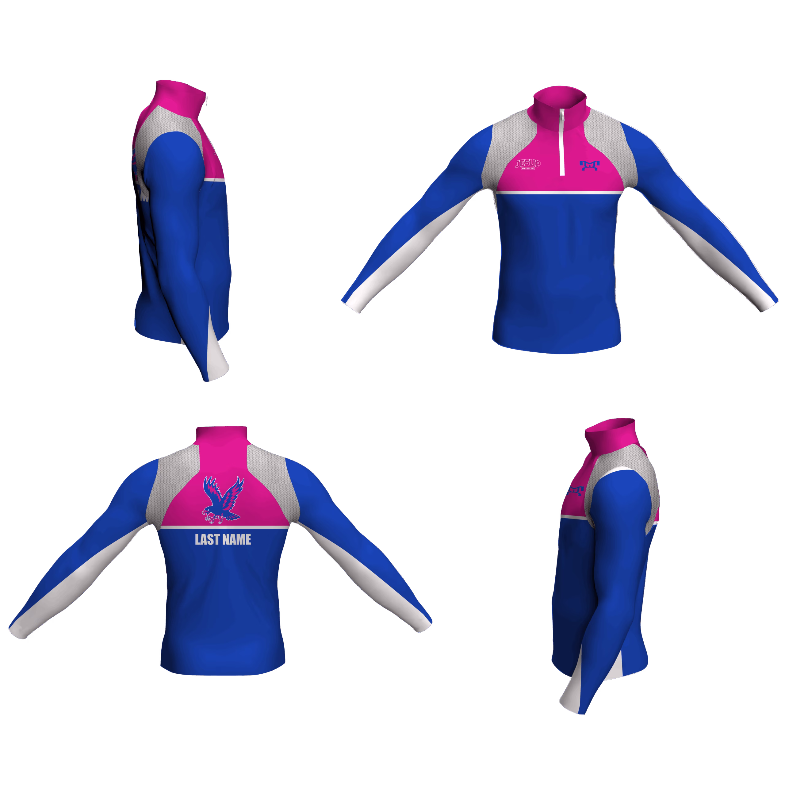 Jesup Mat Club Men's Light-Weight Custom Quarter Zip