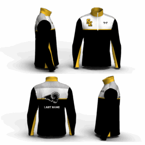 Southeast Polk BLACK Men's Mid-Weight Custom Quarter Zip 2025