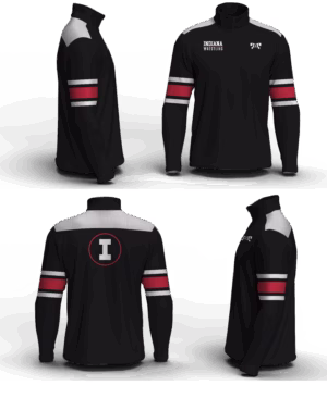 Indiana Mat Club Men's Mid-Weight Custom Quarter Zip