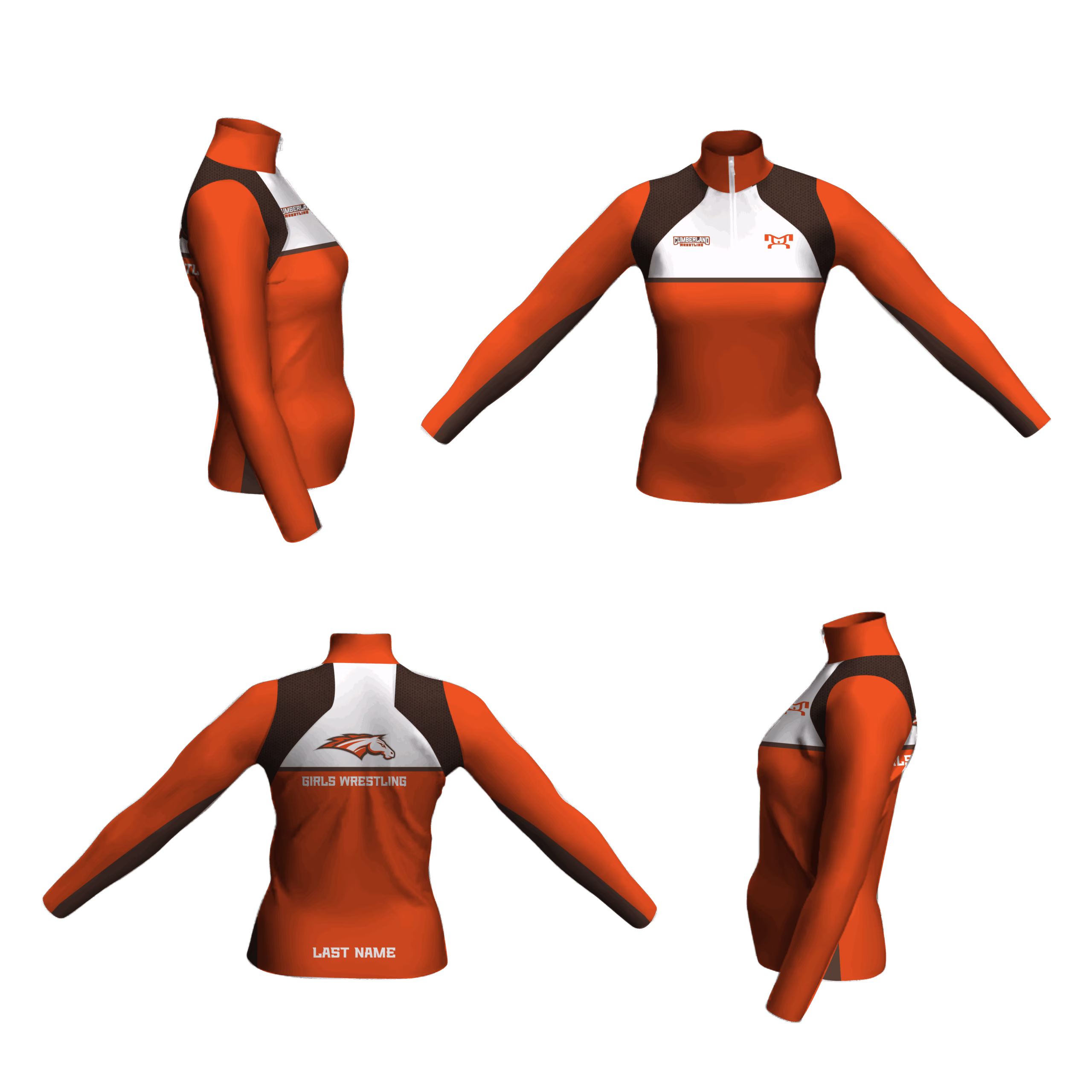 Cumberland Junior  Women's Light-Weight Quarter Zip