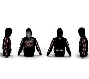 R.D.P. Elite Wrestling Club Elite Sublimated Hoodie