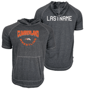 Cumberland Junior  Custom Heat Press Short Sleeve Hoodie T-Shirt