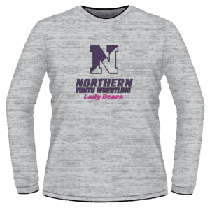 Northern York Youth Wrestling Lady Bears Custom Sublimated Decal Long Sleeve