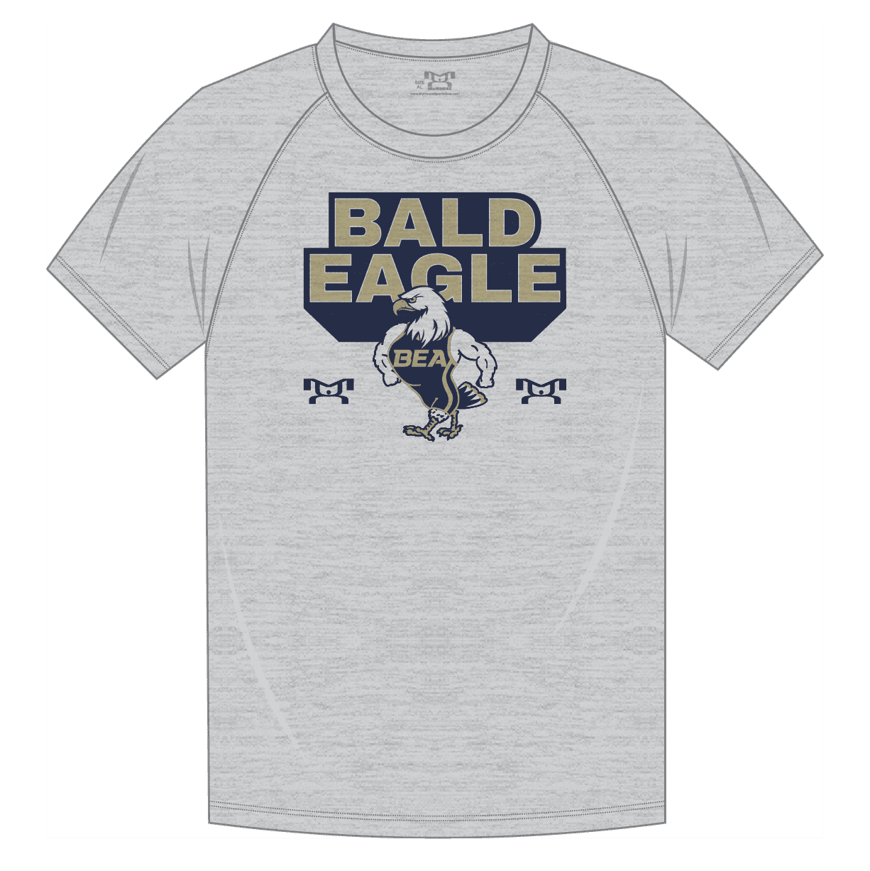 Bald Eagle Area Custom Sublimated Decal T-Shirt
