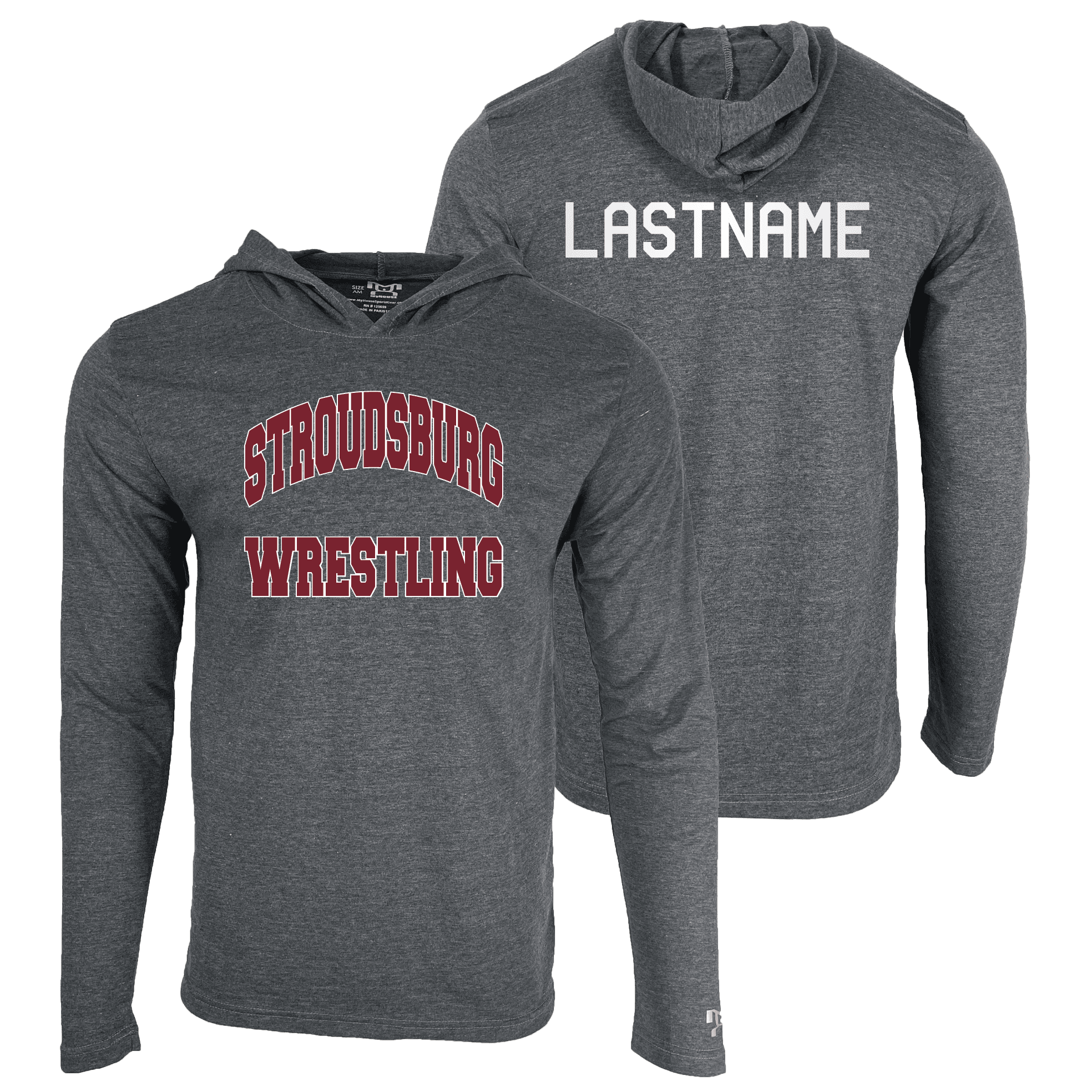 Stroudsburg High School Custom Heat Press Long Sleeve Hoodie T-Shirt
