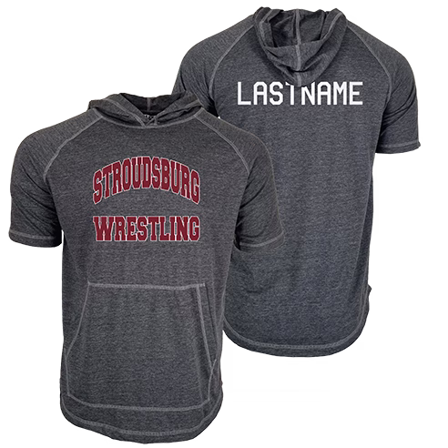 Stroudsburg High School Custom Heat Press Short Sleeve Hoodie T-Shirt