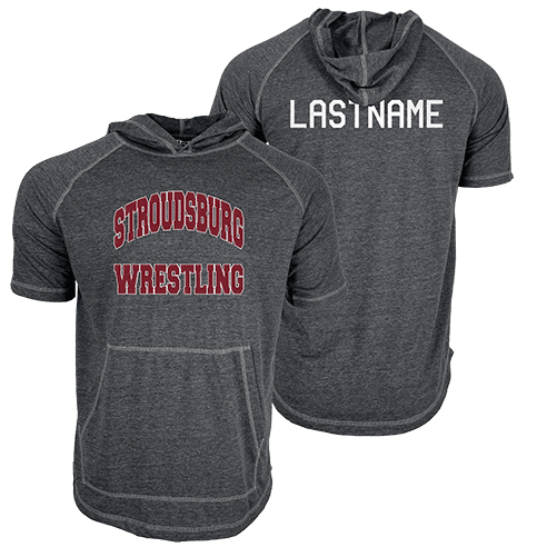 Stroudsburg High School Custom Heat Press Short Sleeve Hoodie T-Shirt