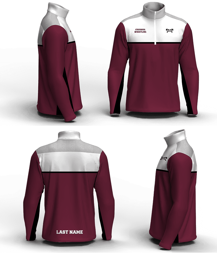 Stroudsburg High School Men's Mid-Weight Custom Quarter Zip