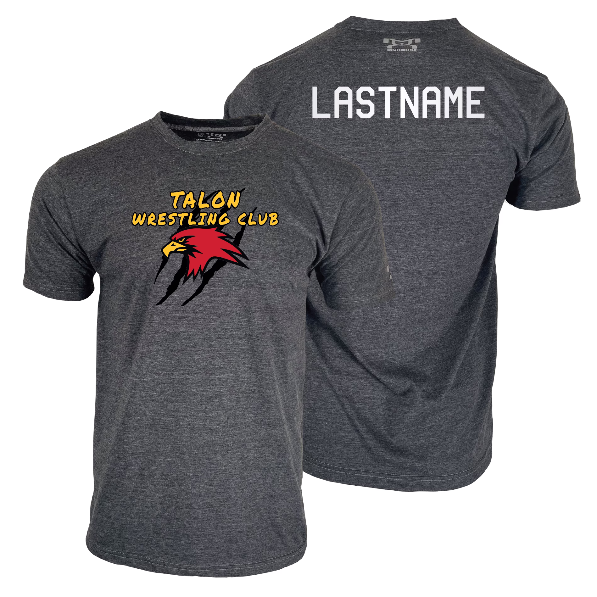 Talon Wrestling Club Custom Heat Press Short Sleeve T-Shirt