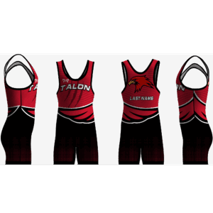 Talon Wrestling Club BLACK Men's Singlet
