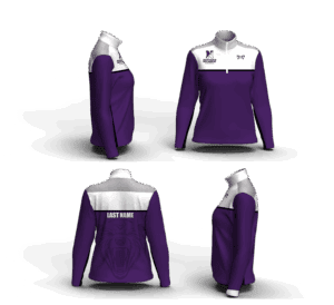 Northern York Youth Wrestling LADY BEARS Mid-Weight Custom Quarter Zip