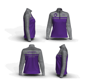 Burlington Girls Wrestling Women's Mid-Weight Quarter Zip