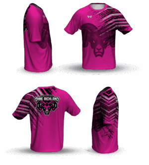 Pine Richland Pink Striped Loose Short Sleeve Dri-Fit 2025