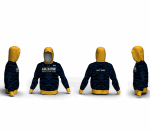 Arlington Custom Blue Unisex Sublimated Hoodie 2025