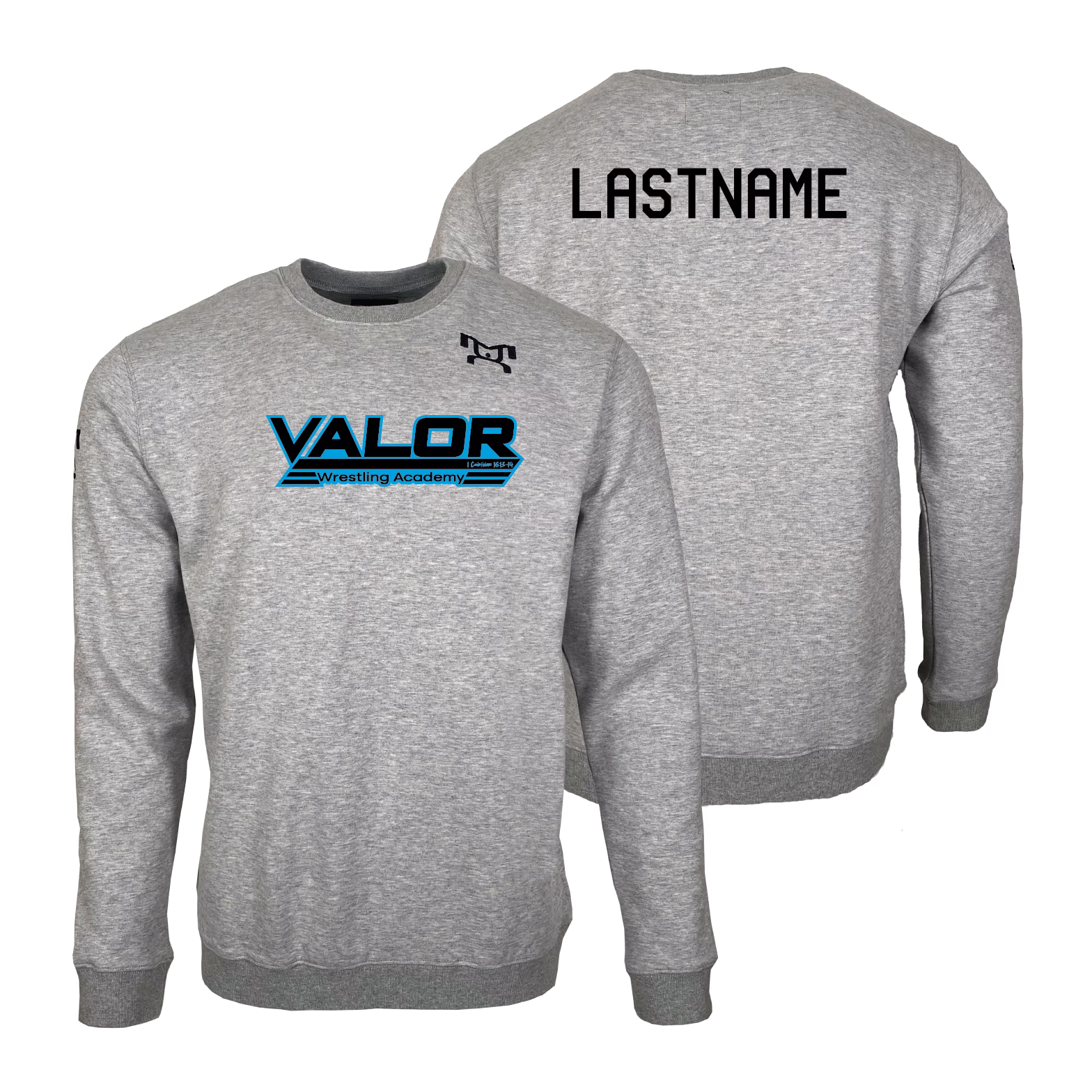 VALOR WRESTLING ACADEMY MyHOUSE Heat Press Challenger Crewneck