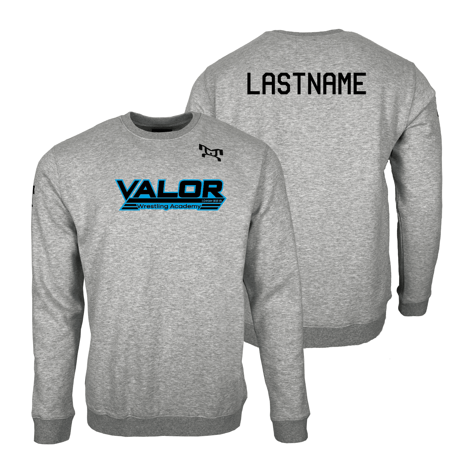 VALOR WRESTLING ACADEMY MyHOUSE Heat Press Challenger Crewneck
