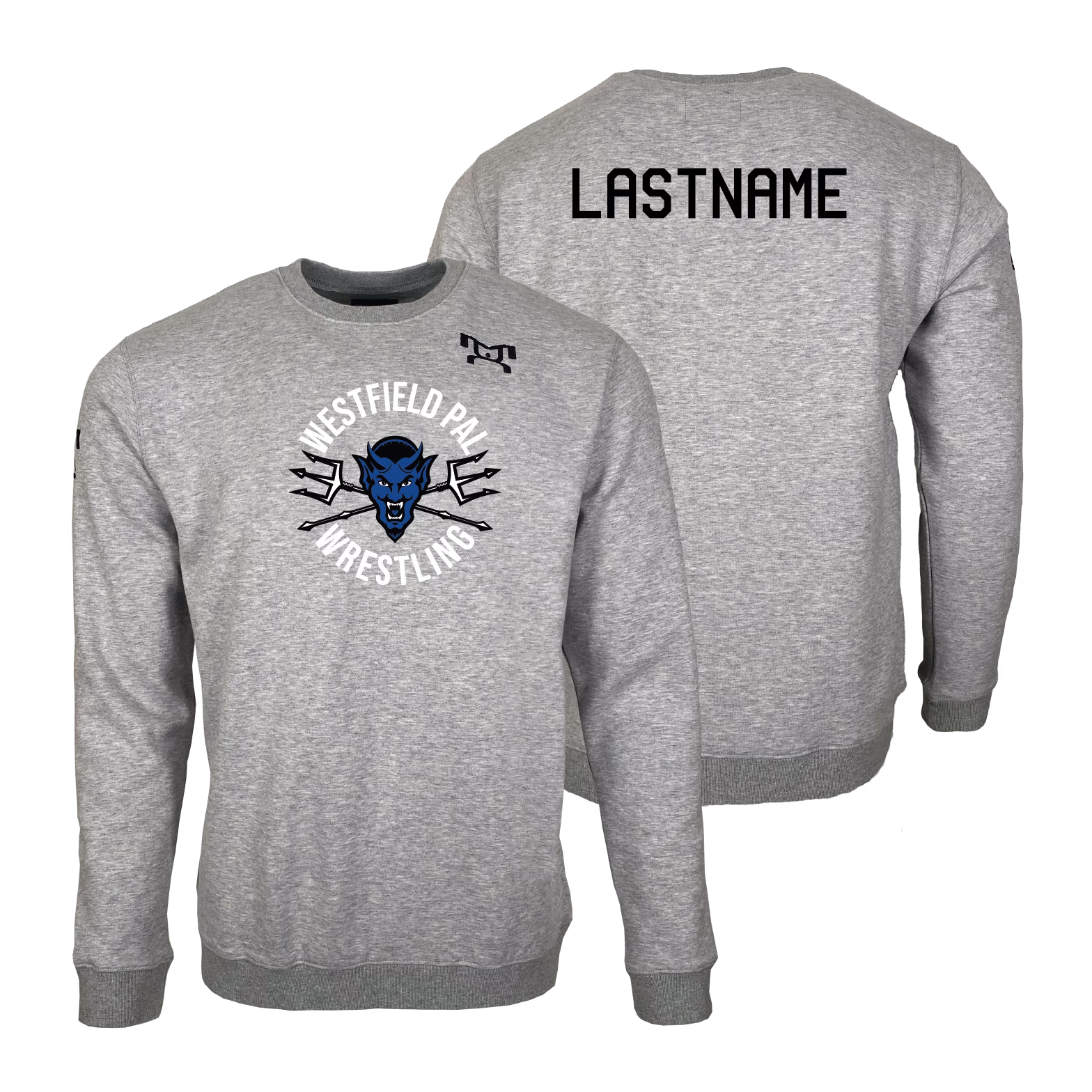 Westfield Youth Wrestling MyHOUSE Heat Press Challenger Crewneck