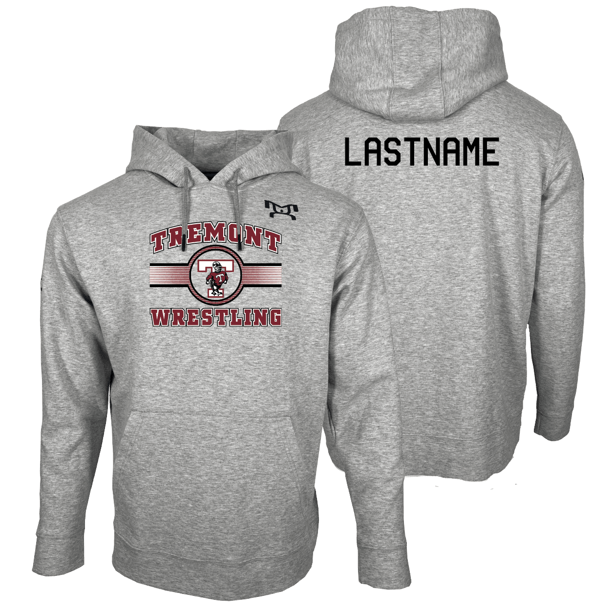 Tremont High School Wrestling MyHOUSE Heat Press Challenger Hoodie