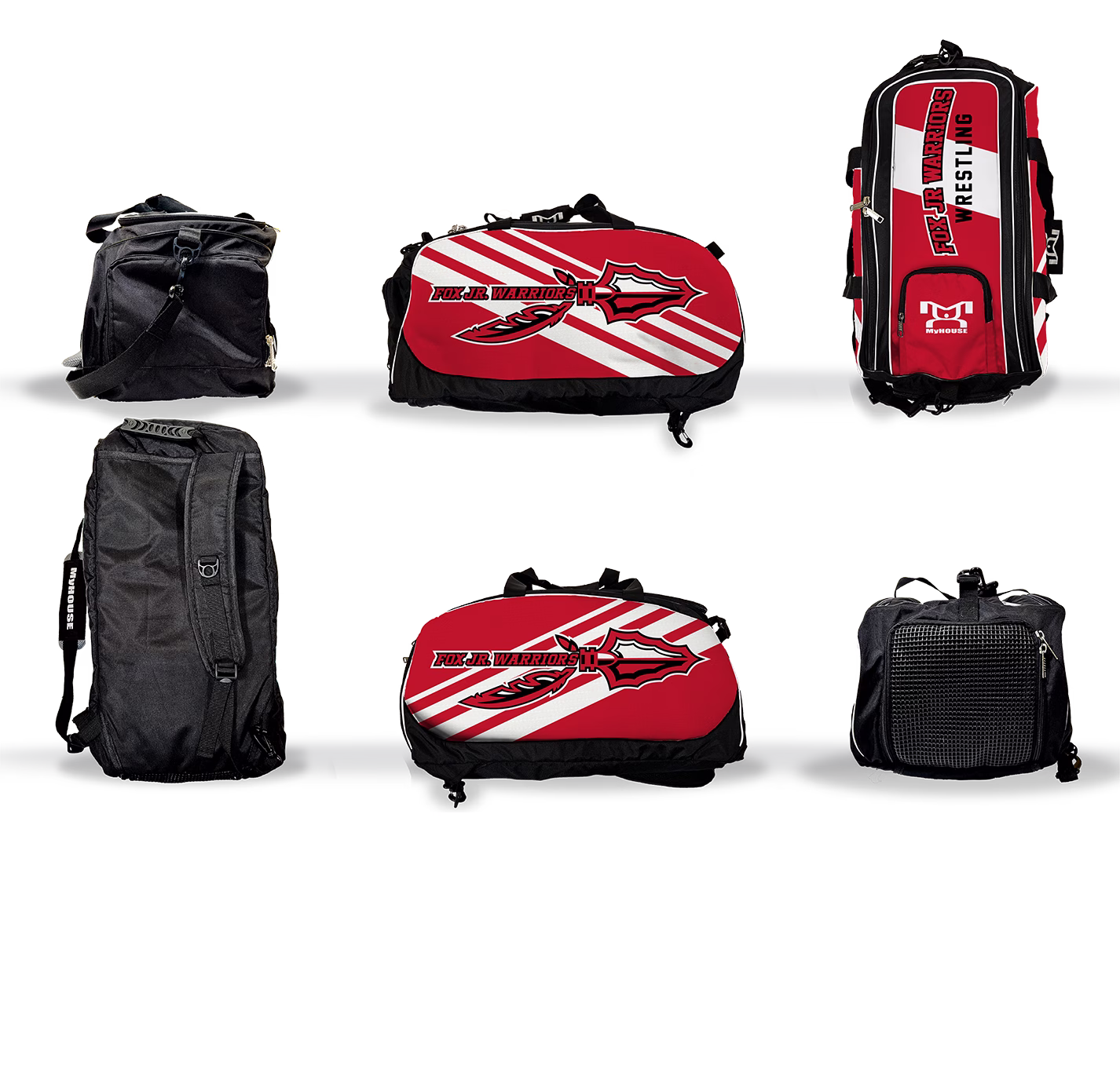 Fox Jr Warriors Wrestling Conversion Duffel Bag/Backpack