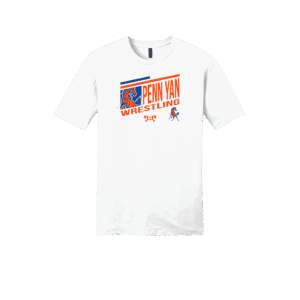 Penn Yan Youth Wrestling WHITE Custom Heat Press Short Sleeve T-Shirt 2025