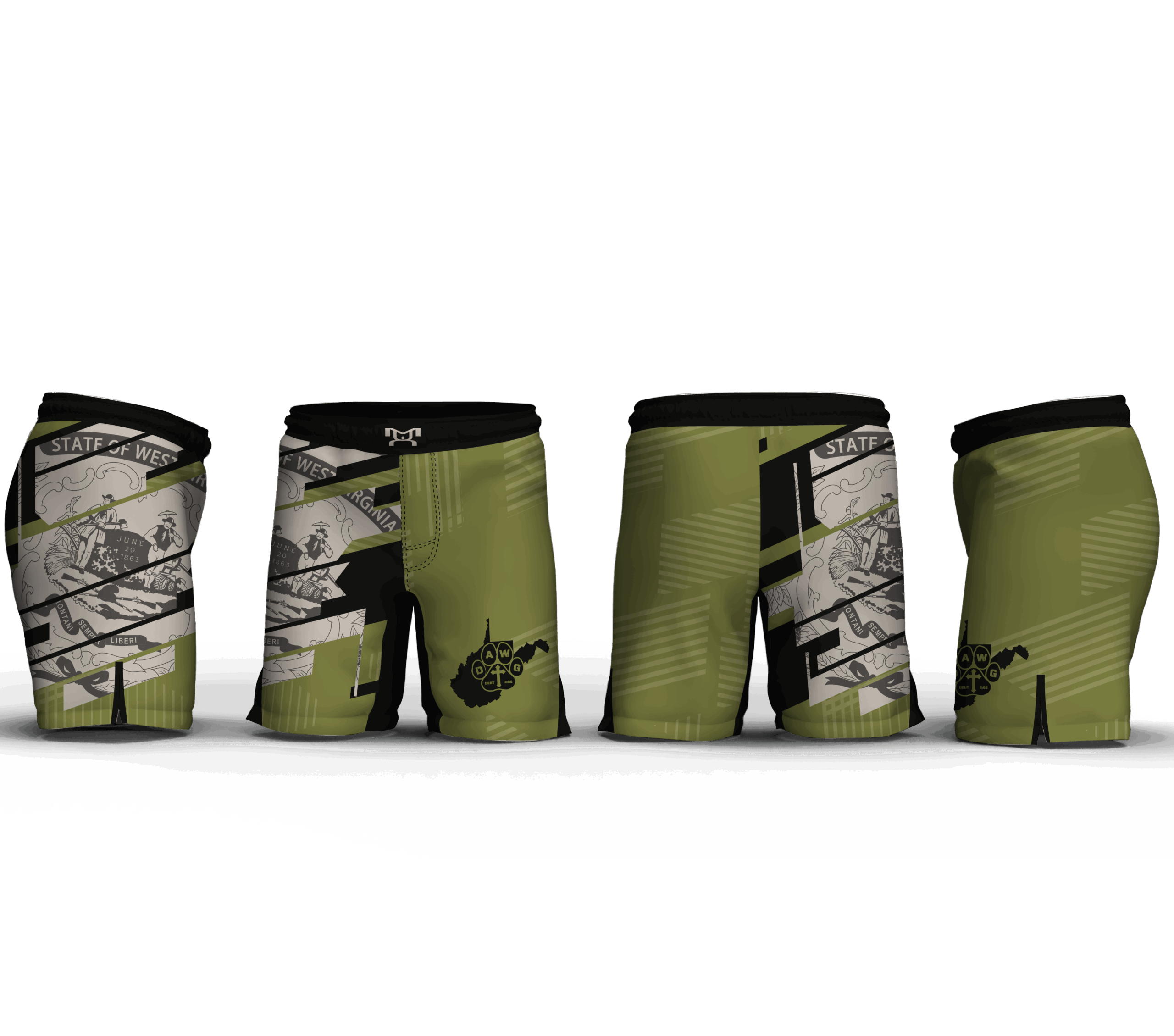 Dawg pound Wrestling Club Men's 9" Fight Short