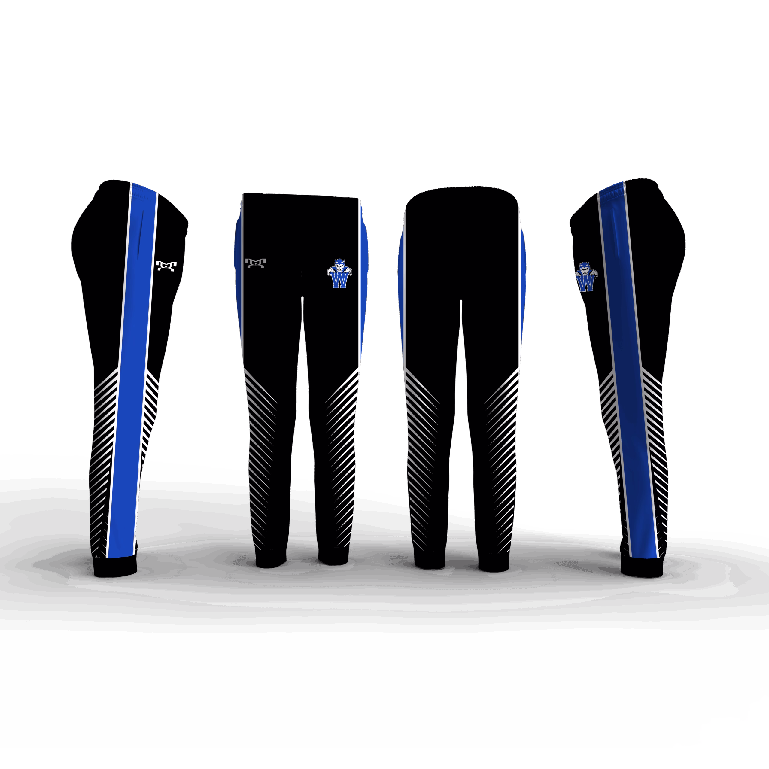 Westfield Youth Wrestling Royal Elite Sublimated Joggers