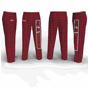 Fox Jr Warriors Wrestling Red Poly Fleece Pajama Pants