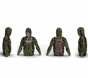 Tremont High School Wrestling CAMO with slogan Elite Sublimated Hoodie