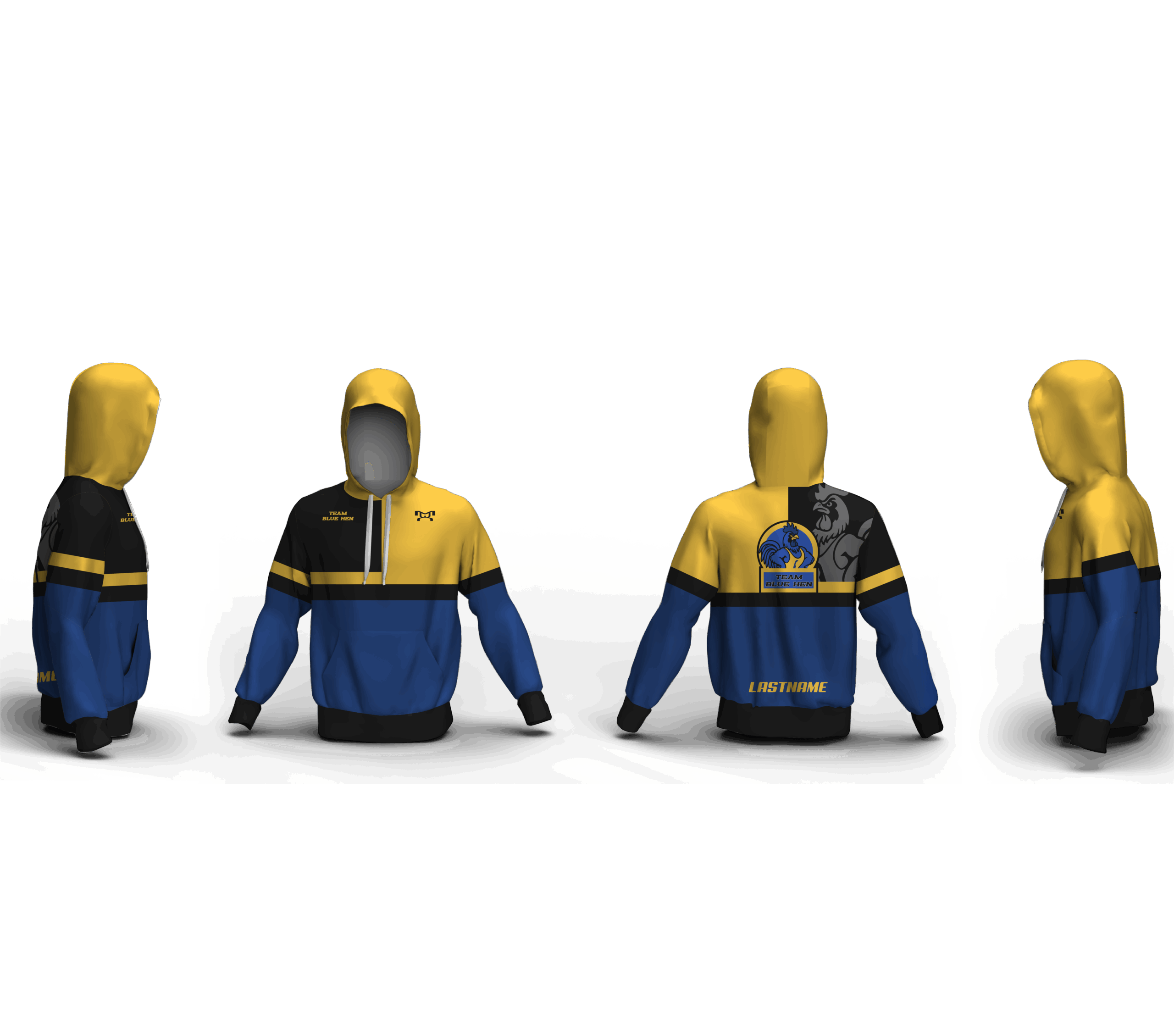 Team Blue Hen Elite Sublimated Hoodie