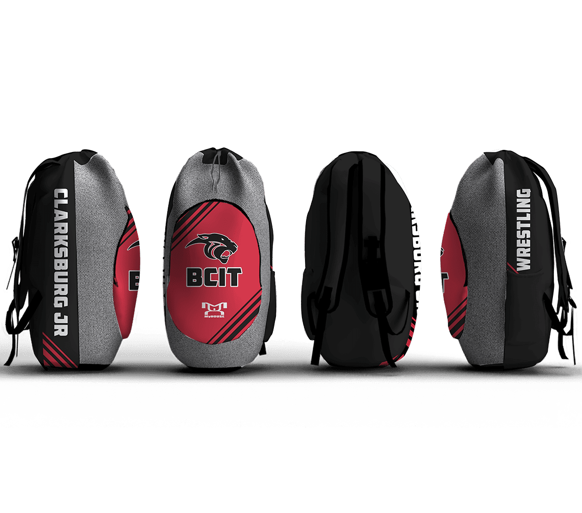 Clarksburg JR Wrestling Club Sublimated Custom Gear Bag