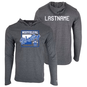 Westfield Youth Wrestling Custom Heat Press Long Sleeve Hoodie T-Shirt 2026