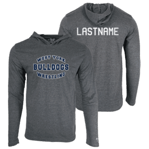 West York High School Custom Heat Press Long Sleeve Hoodie T-Shirt